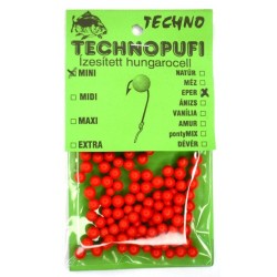 Пенопласт рыбацкий, Techno Мини, 2-4мм, вкус Клубника